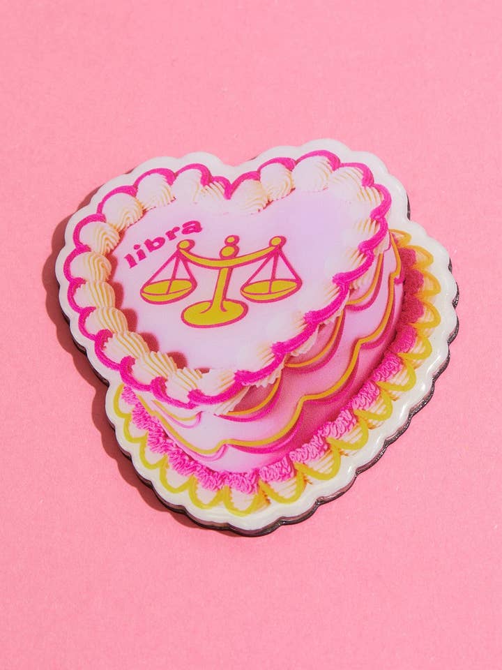 Libra Cake Fridge Magnet for wholesale by The Gemini Bake
