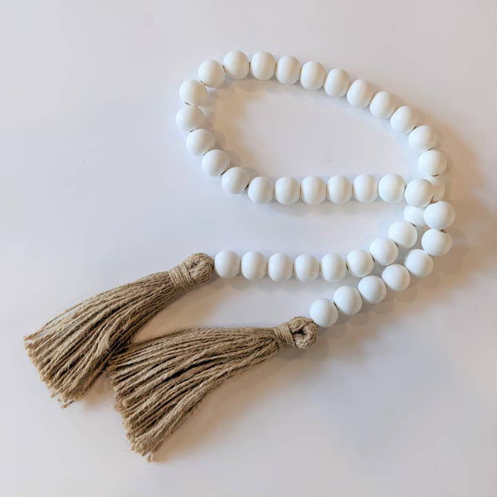 Foundations Decor - Wholesale Bunting/Garland - Wood Bead Garlands - classic colors and shapes7