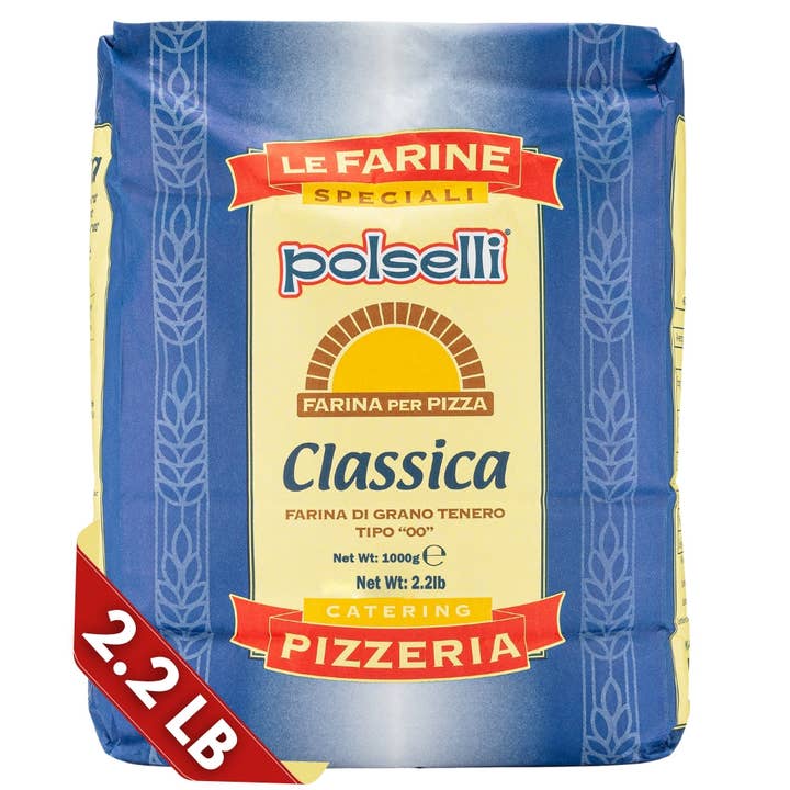 Polselli: Classica Tipo 00 Pizza Flour (Neapolitan) 2.2 lb. for wholesale by Wholesale Italian Food
