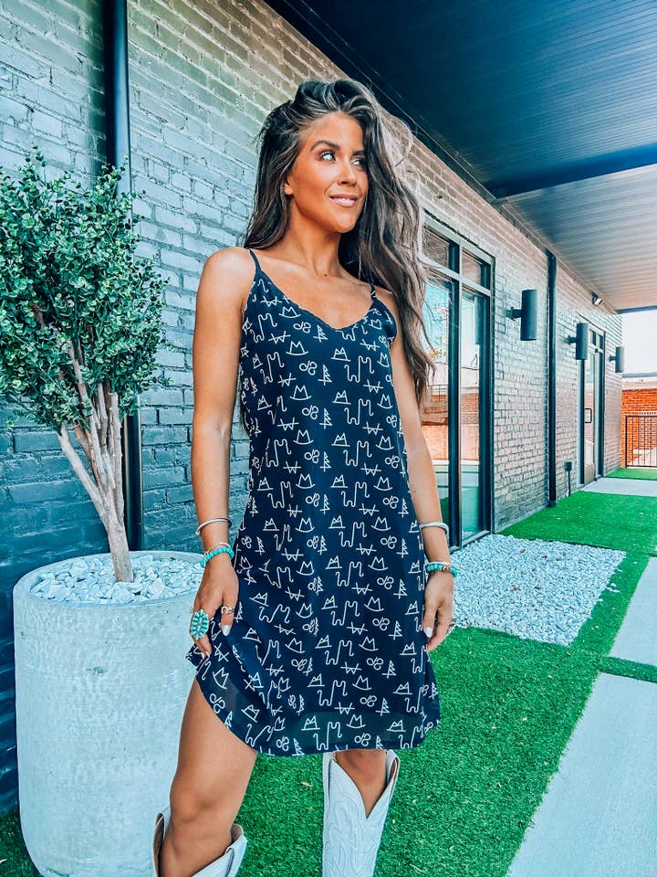 The Front Porch Label - Wholesale Dress - Women's - Black Brand Tank Dress