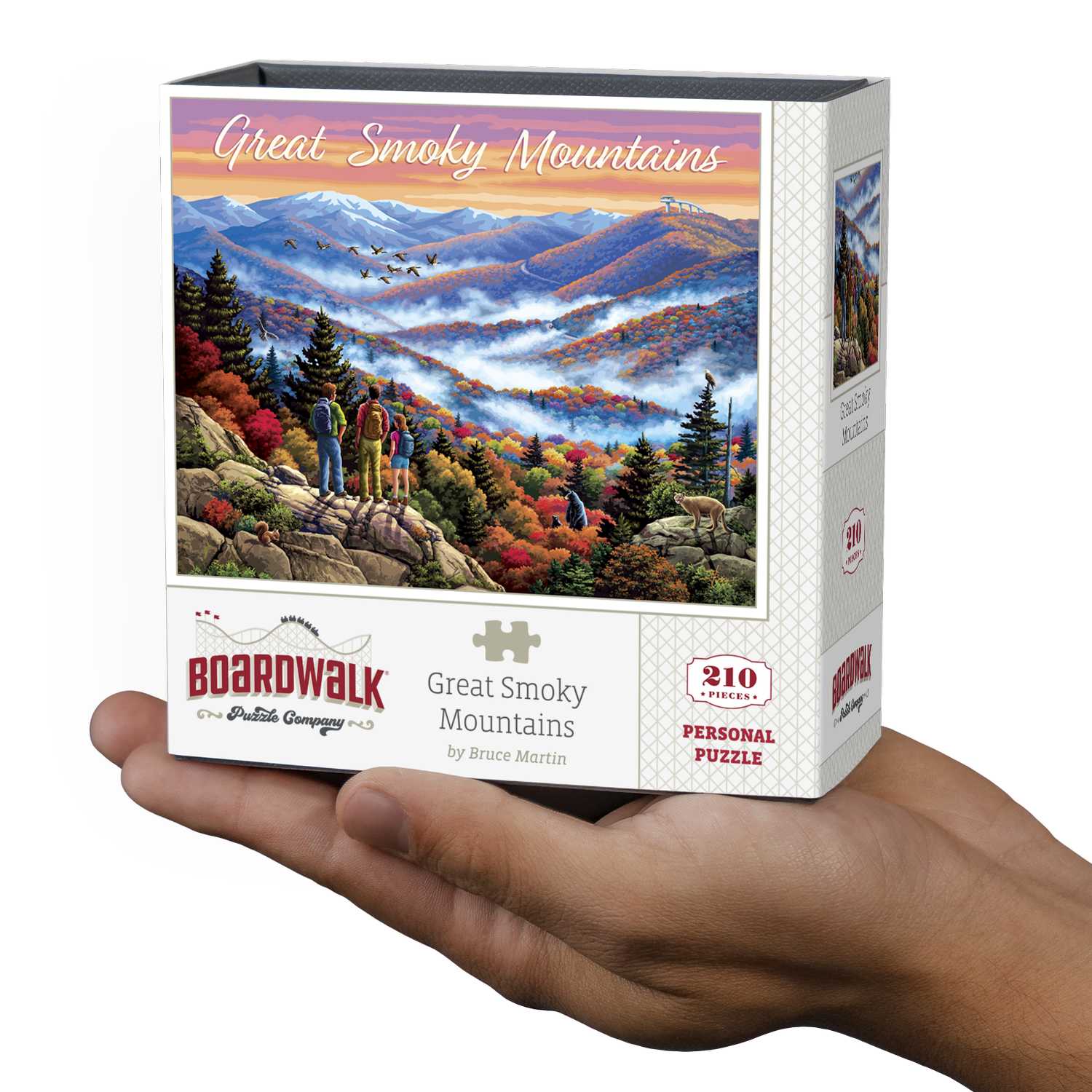 Boardwalk Puzzle Company - Wholesale Puzzle - Adult - Great Smoky Mountains - Personal Puzzle - 210 Piece0