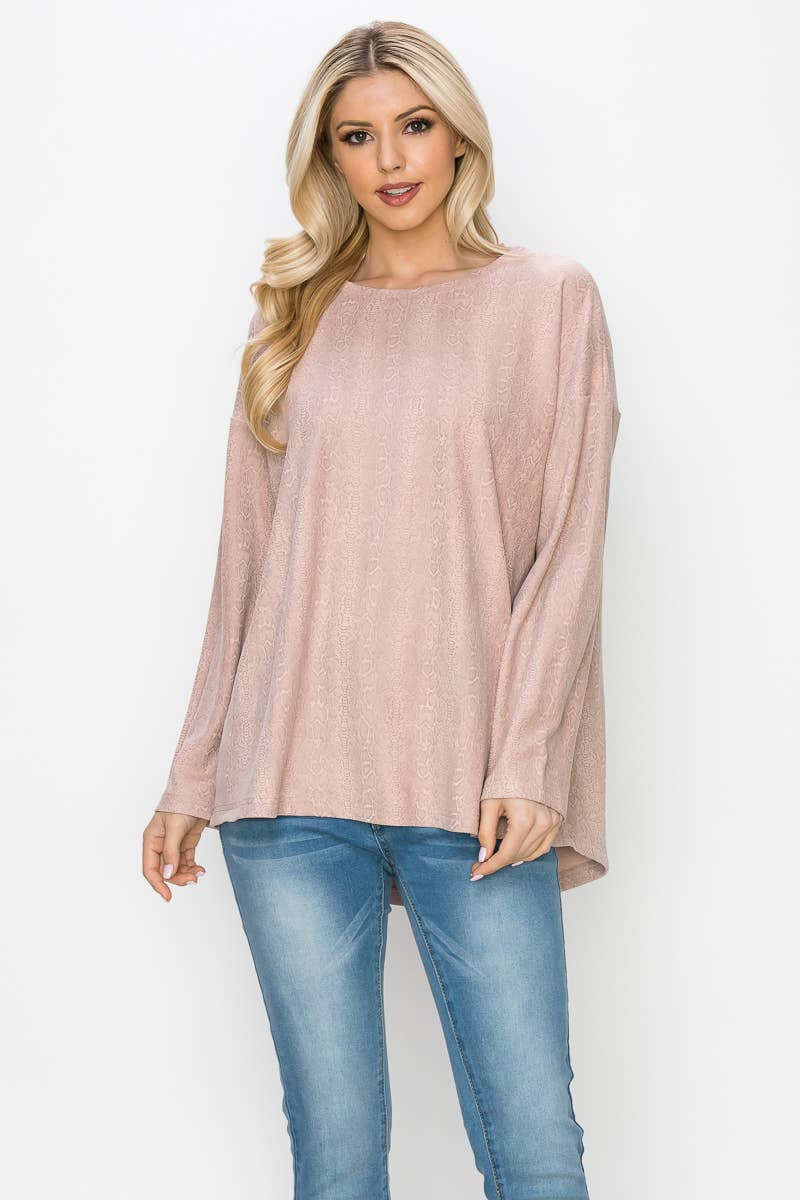 Joh Apparel - Vente Tunique – femme - Haut en daim extensible à imprimé animal Ailith16