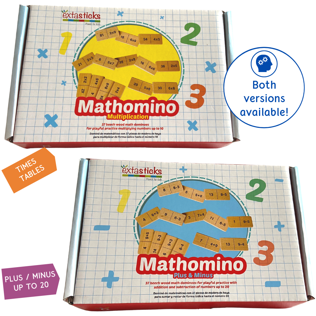 EXTASTICKS - Wholesale Brain Game - Kids - Math Domino Game 1st/2nd Grade Montessori Teaching Supplies11