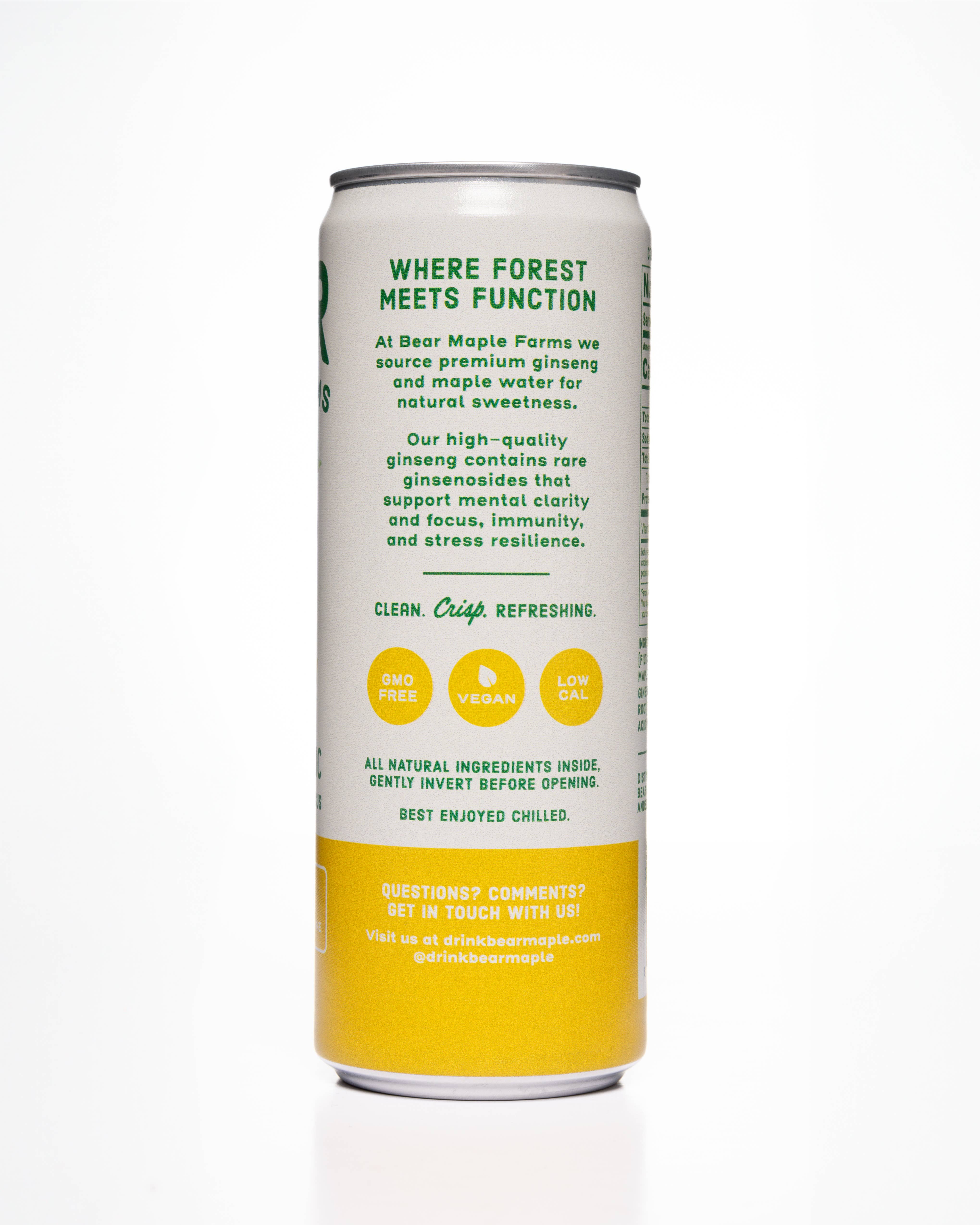 Bear Maple - Wholesale Soda/Carbonated Drink - Clean Soda, Yuzu Citrus2