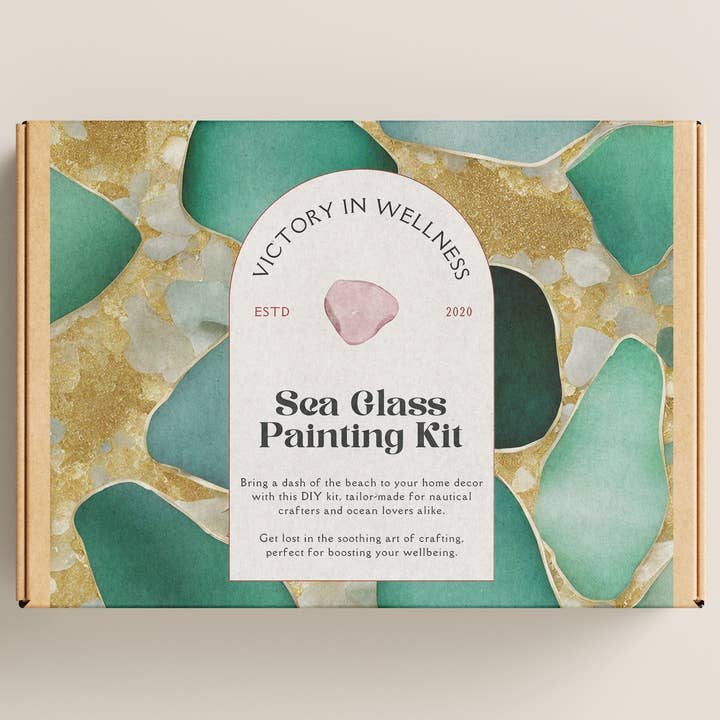 Malset für Seeglas mit Anleitung für den Großhandel von VictoryInWellness