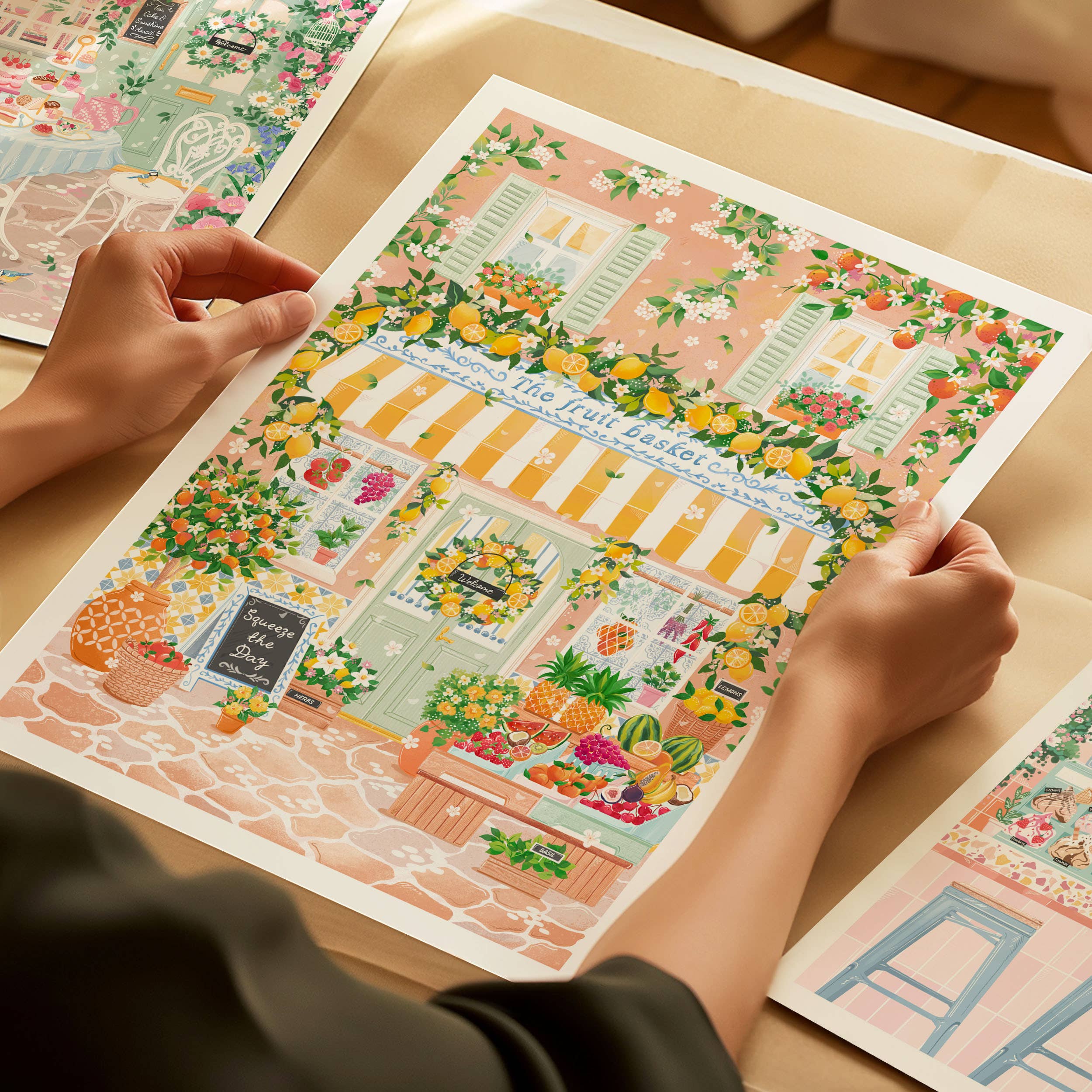 Simply, Katy – wholesale Art print – The Fruit Basket 4