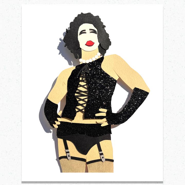 Impression d'art : The Rocky Horror Picture Show : Frank N. Furter pour la vente par Paper for the People