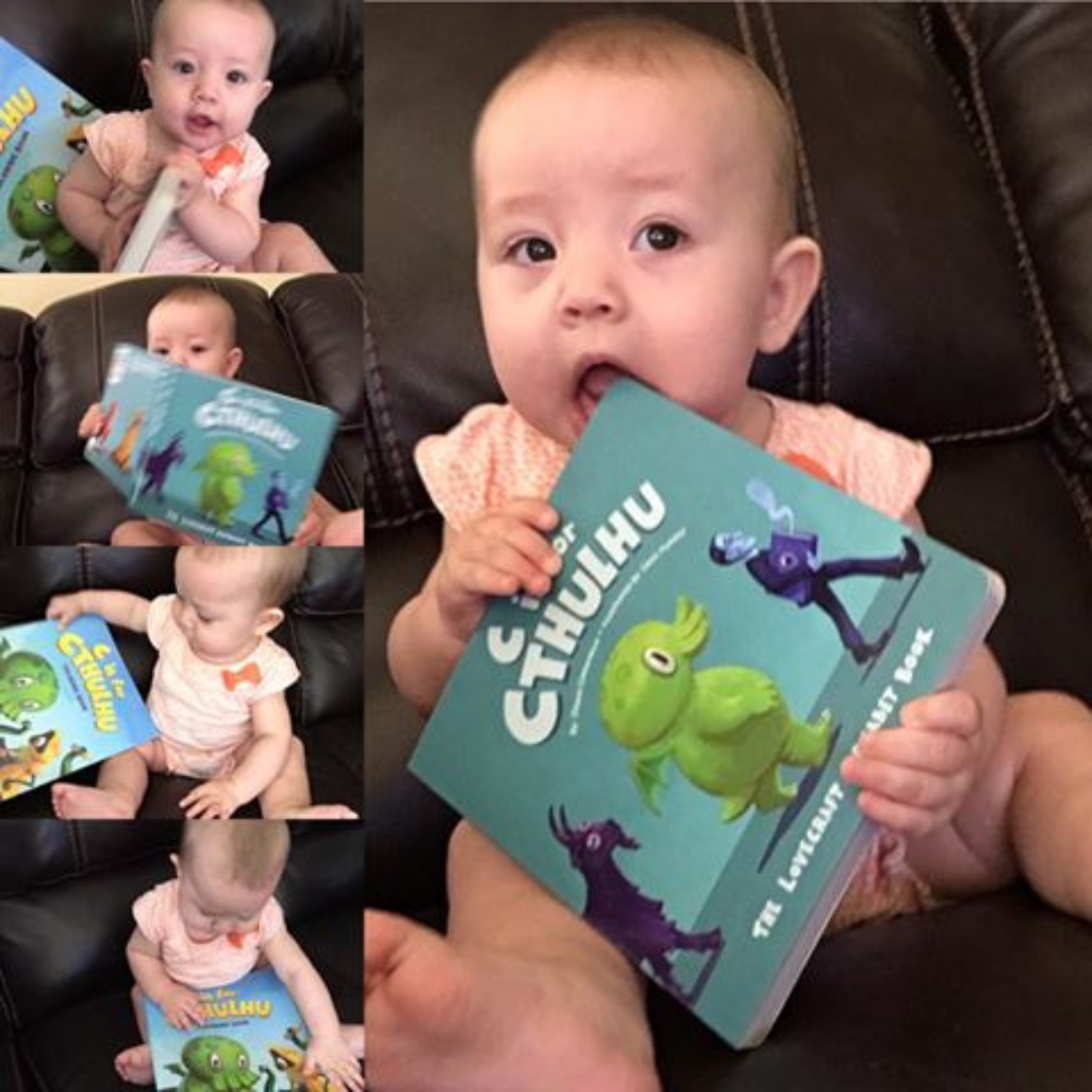 C is for Cthulhu - Vendita all'ingrosso Libro per lettori principianti (6-8) - C is for Cthulhu: Il libro dell'alfabeto di Lovecraft in cartone rigido7