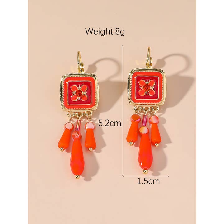 Blossom bijoux - Wholesale Dangle Earrings - Sleeper earrings 24PEBOL0433