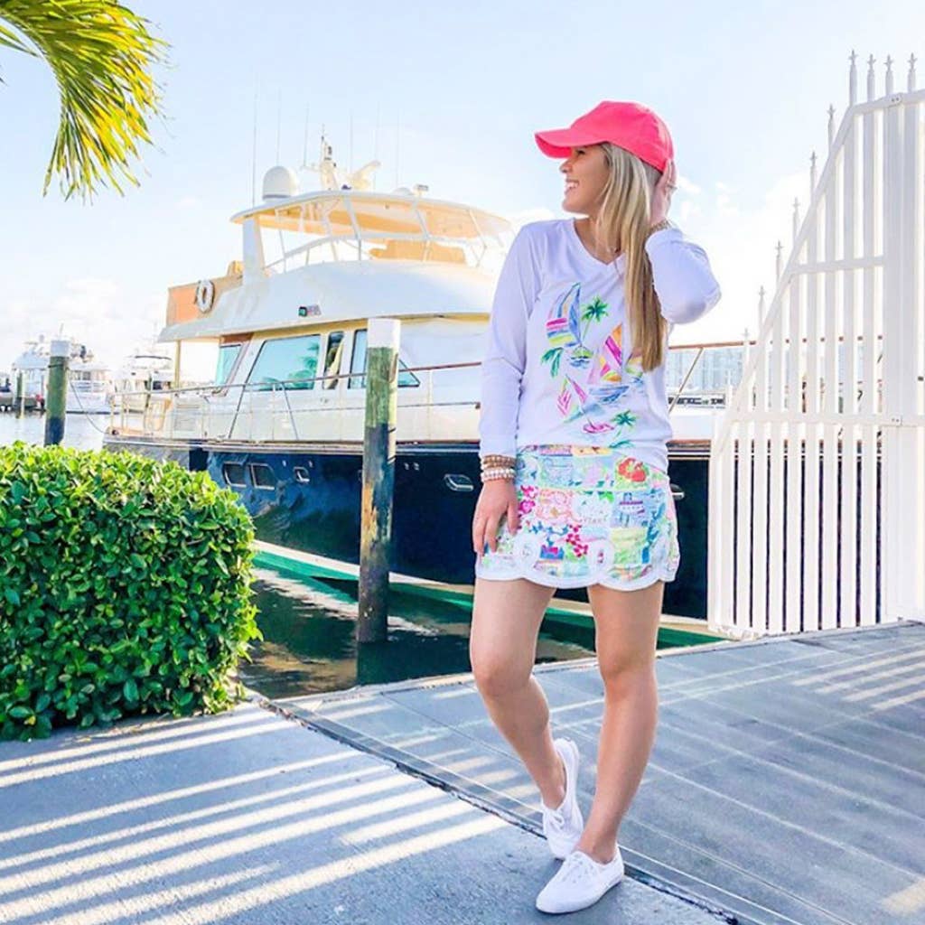 Blanc Chemise ultra confortable « Sail Away » UPF 50 Performance en vente sur Faire1