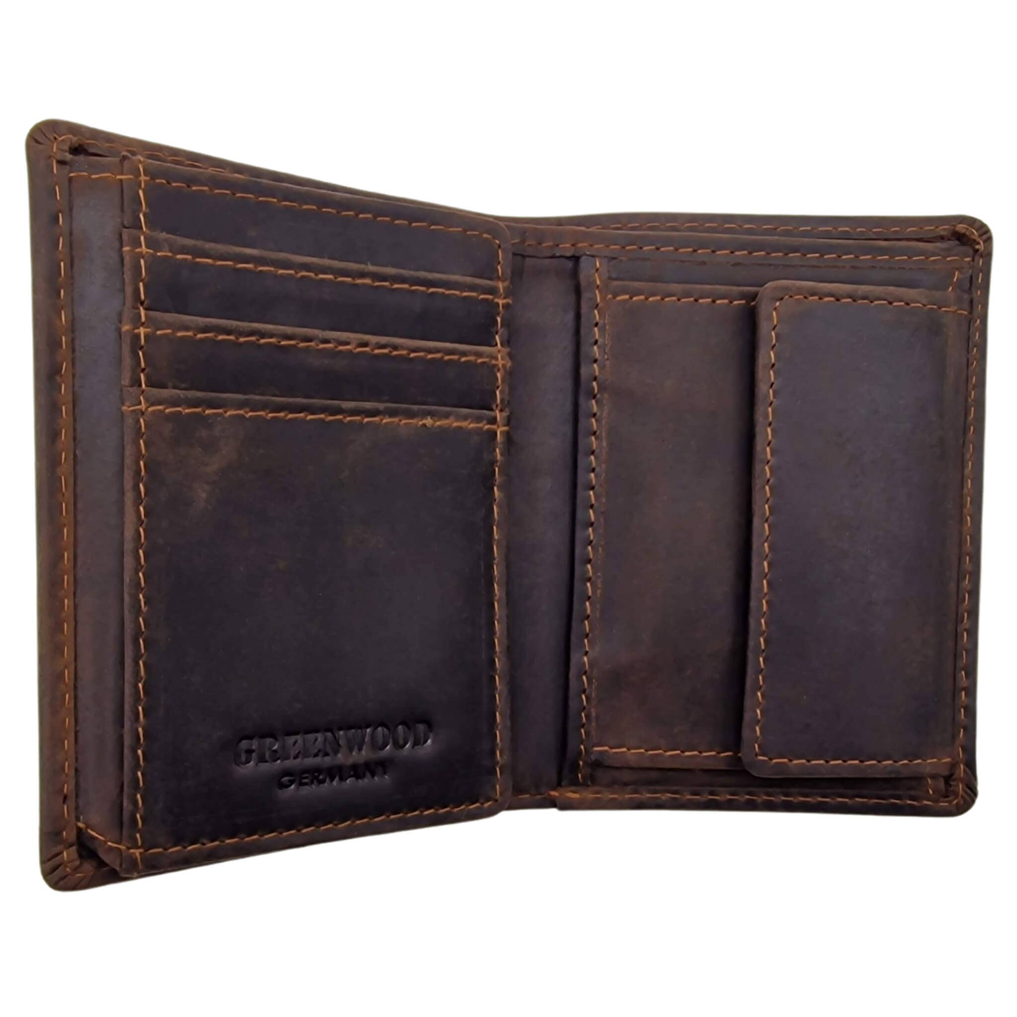Greenwood - Wholesale Wallet - Men's - Enzo men's portrait format RFID small leather wallet7