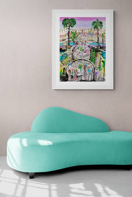 Charlotte Posner - Wholesale Art Print - DANCING IN THE MOONLIGHT PRINT1