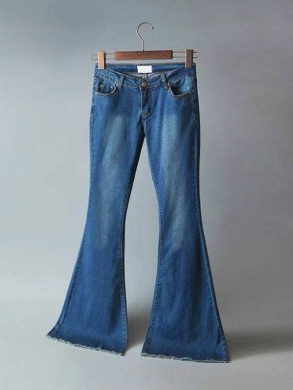 Fashion Combination - Wholesale Jeans - Women's - bottoms zipper fly button fly blue denim pants6