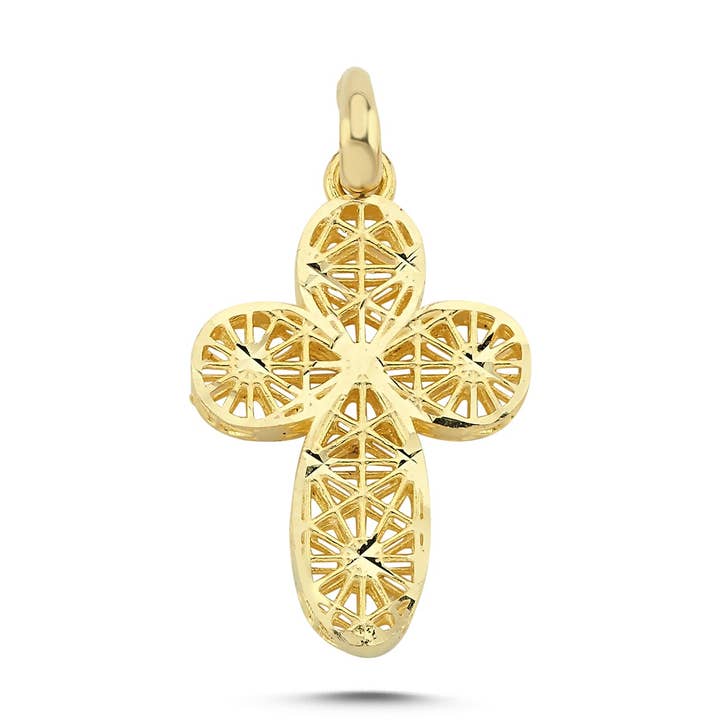 LE PENDENTIF CROIX ARRONDIE pour la vente par Sestra Jewelry