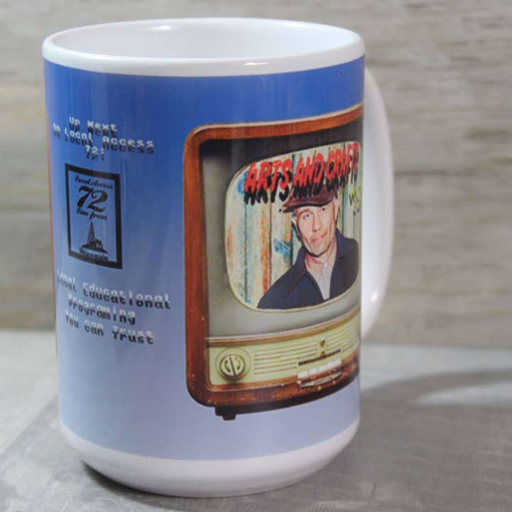 Raven Design - Wholesale Coffee Mug - Ed Gein 15oz ceramic Arts and Crafts with ED Parody Cup1