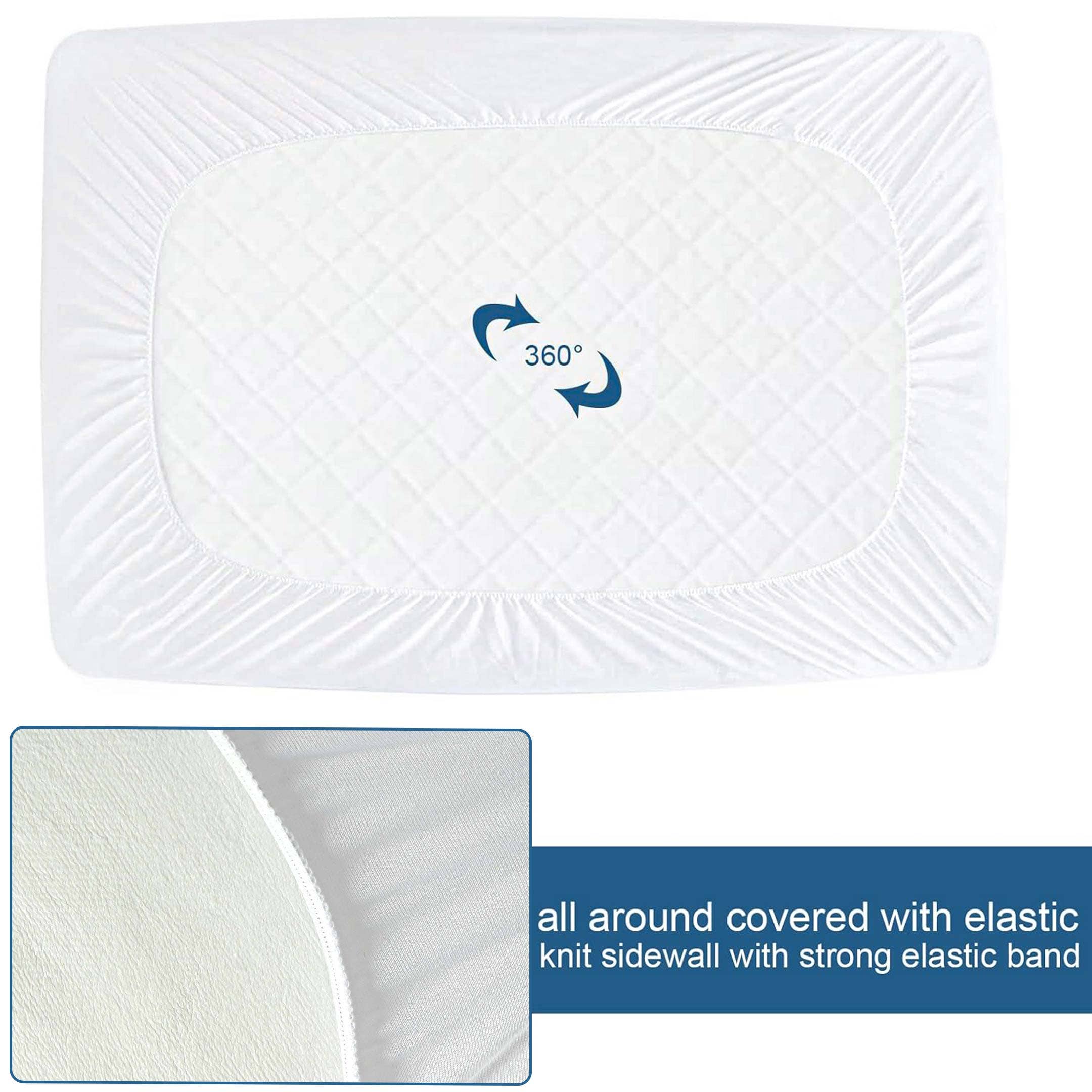 Cotton Passion - Wholesale Mattress Pad/Protector - Waterproof Mattress Protector Cotton Terry Deep Fitted Cover4