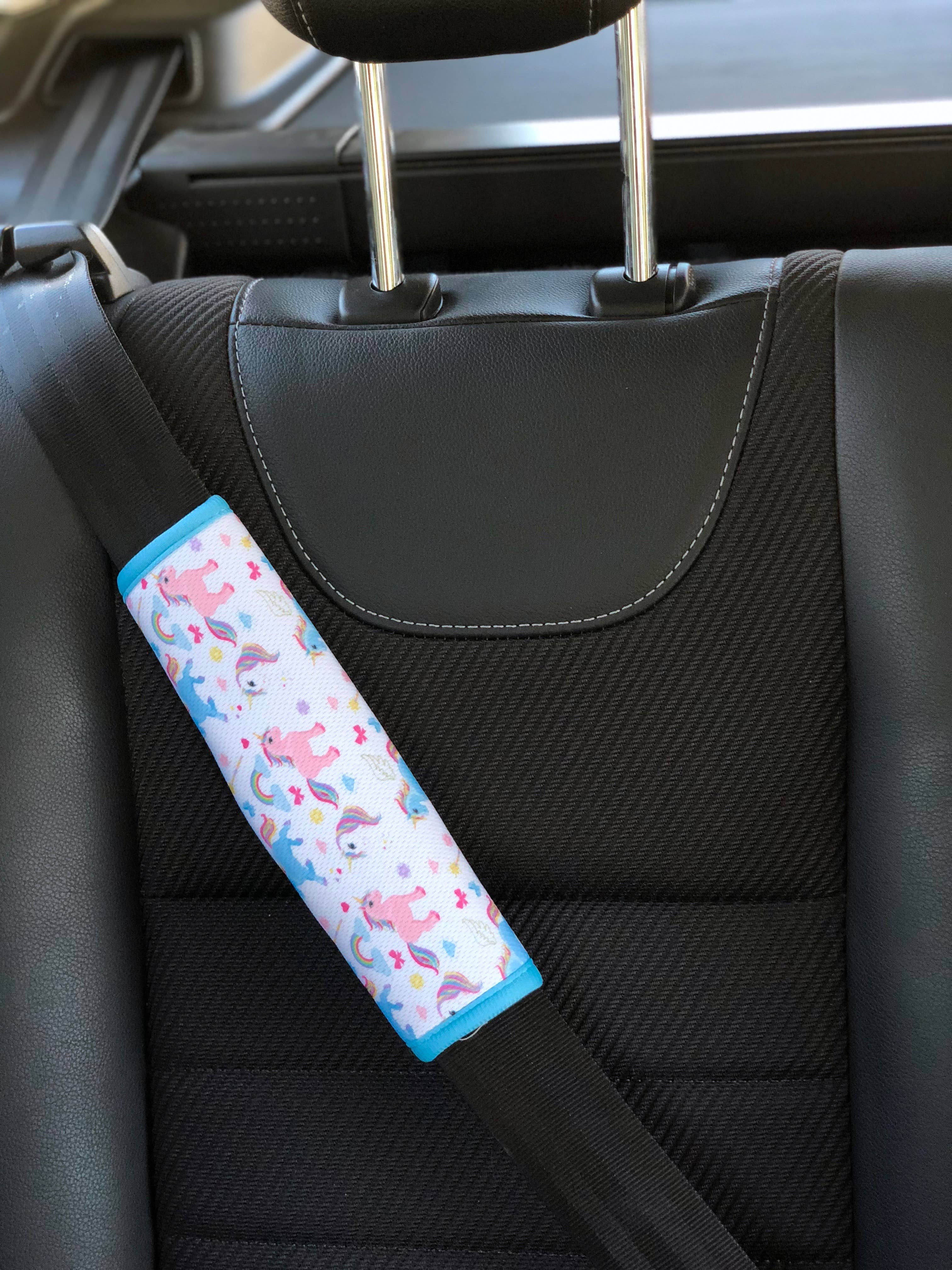 HECKBO - Vente Housse de siège auto – enfant et bébé - Protecteur de ceinture de sécurité enfant licorne 1x/2x5