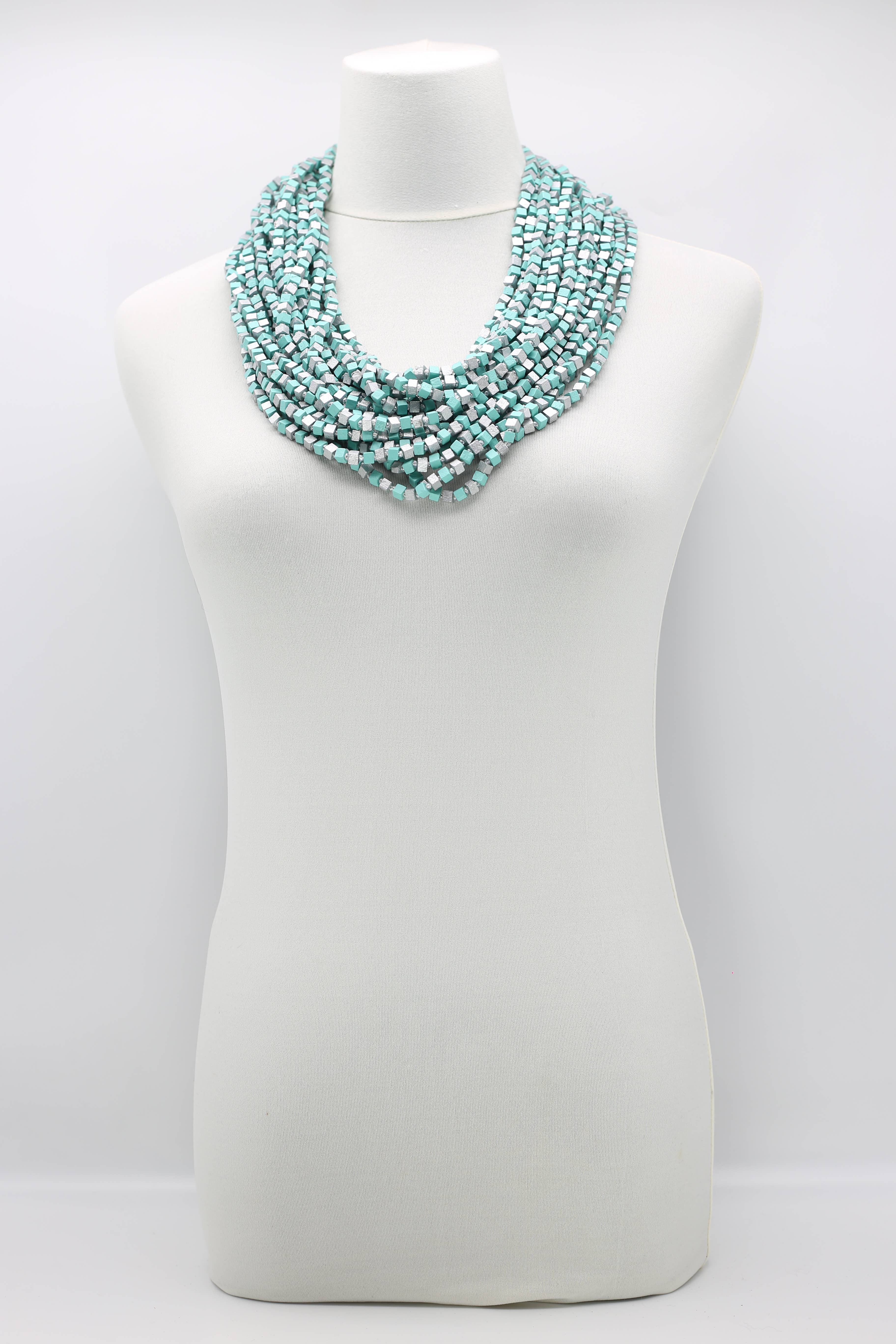 Jianhui London – Engroshandel Perlehalskæde – Den næste Pashmina halskæde Træperler - Mosaic Art27