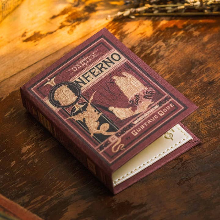 Dante's Inferno av Dante Alighieri 1320 Bokplånbok för wholesale av Novel Book Store