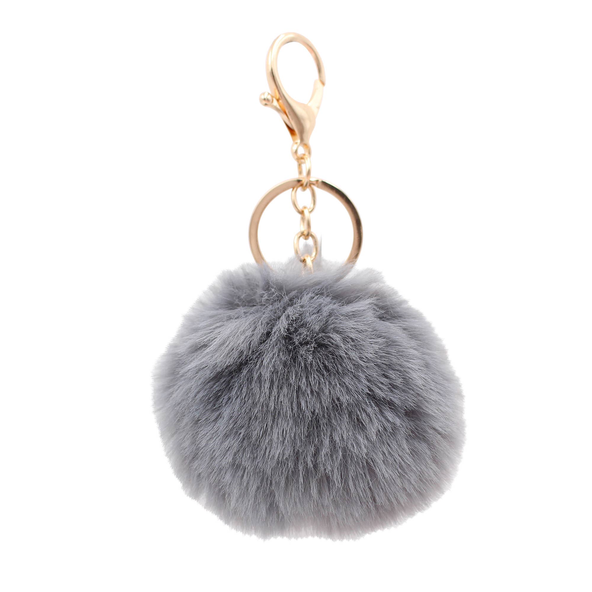 Real Sic – wholesale Keychain – Unisex – Cute Colorful Pom Pom Key chain - Fuzzy Key chain34