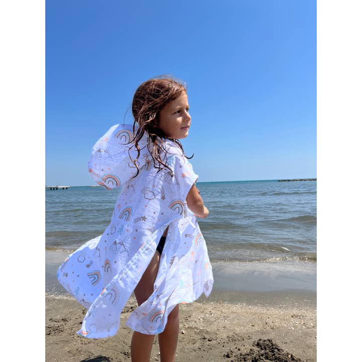 Lasvivas Kids Rainbow-Bade- und Poolponcho für Kinder für den Großhandel von Lasvivas Kids