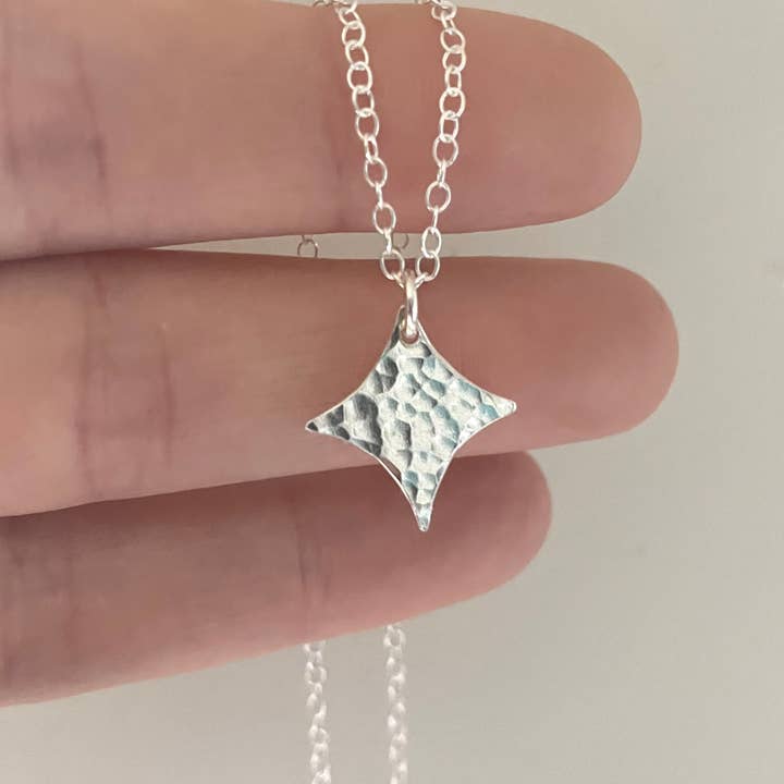 Sterling silver North Star necklace for wholesale by Verve Jewellery
