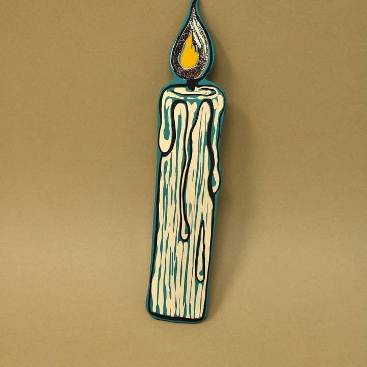 Ark Colour Design - Vente Marque-page - Marque-page bougie en cuir véritable 20 cm7