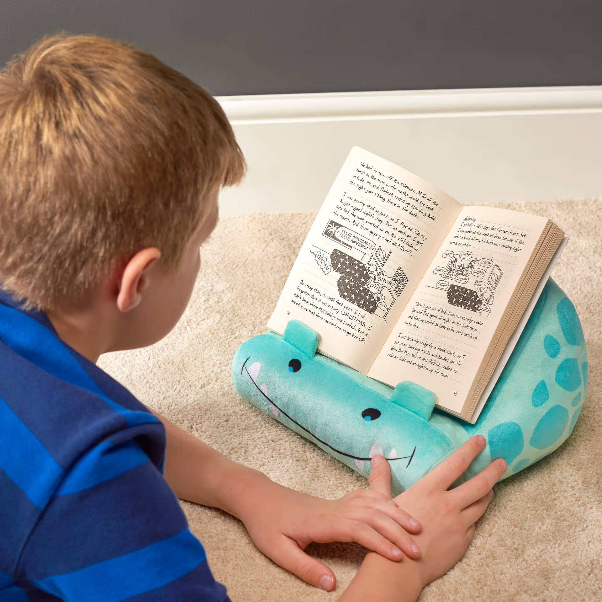 Thinking Gifts Company Ltd - Wholesale Book Holder - Cuddly Reader iPad, Tablet Stand and Book Holder10