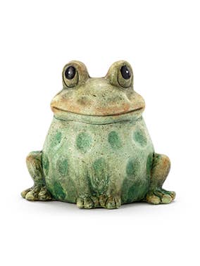 Sitting Frog Figurine Nature-Inspired Item # 17046 for wholesale by Napco