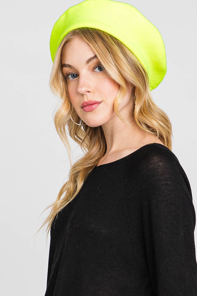 Hana – wholesale Beret – Women's – Stretchy Solid Color Beret40