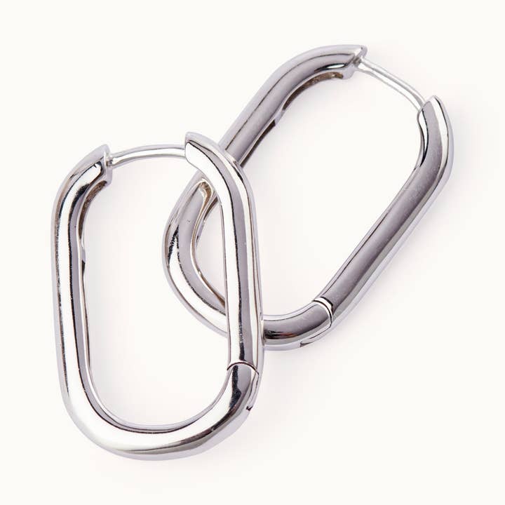 Ohrring The Grace groß silber for wholesale by by Vivi.