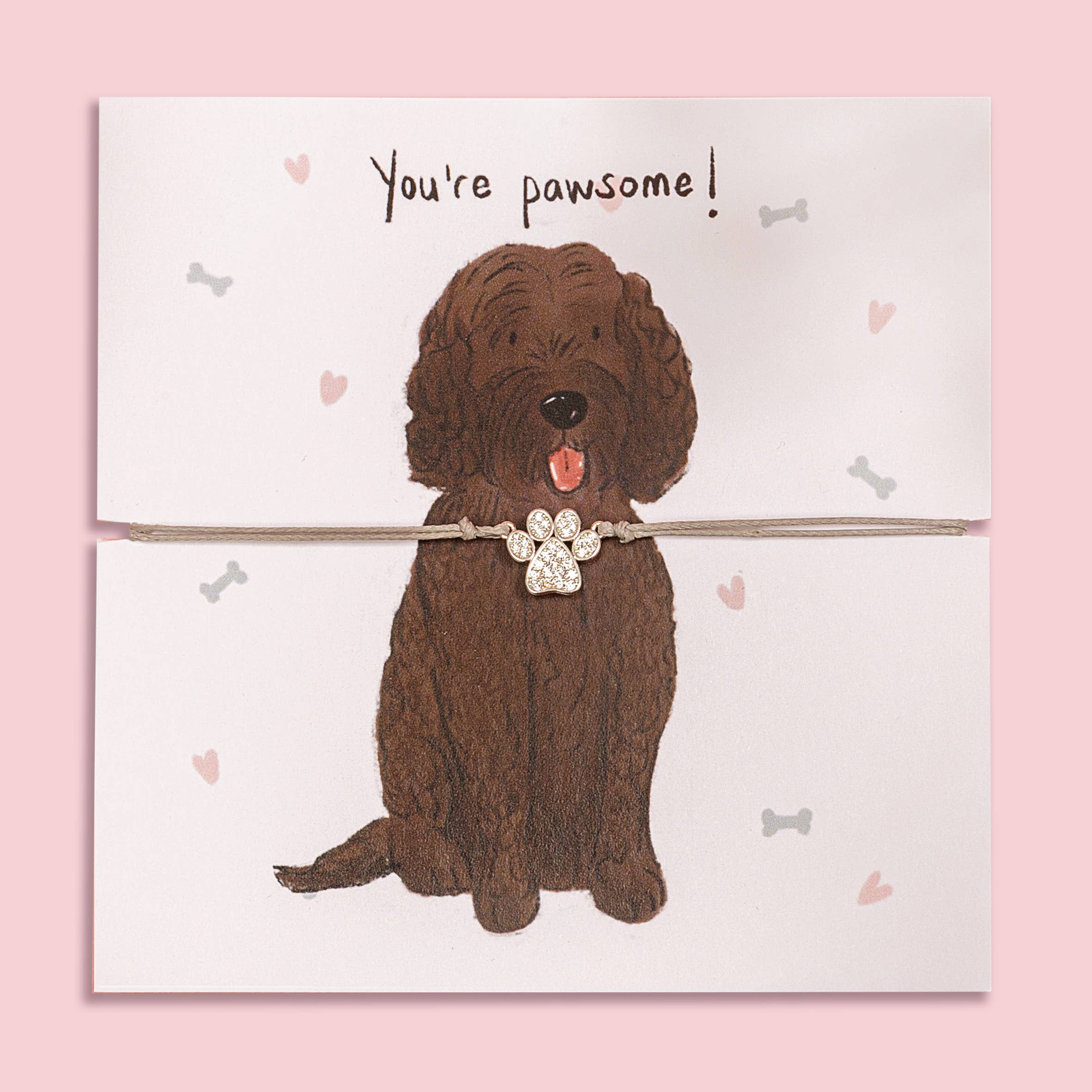 Letterbox Love Bracelets – wholesale Charm/dangle bracelet – Paws For Though Small Stand Bracelet Collection7