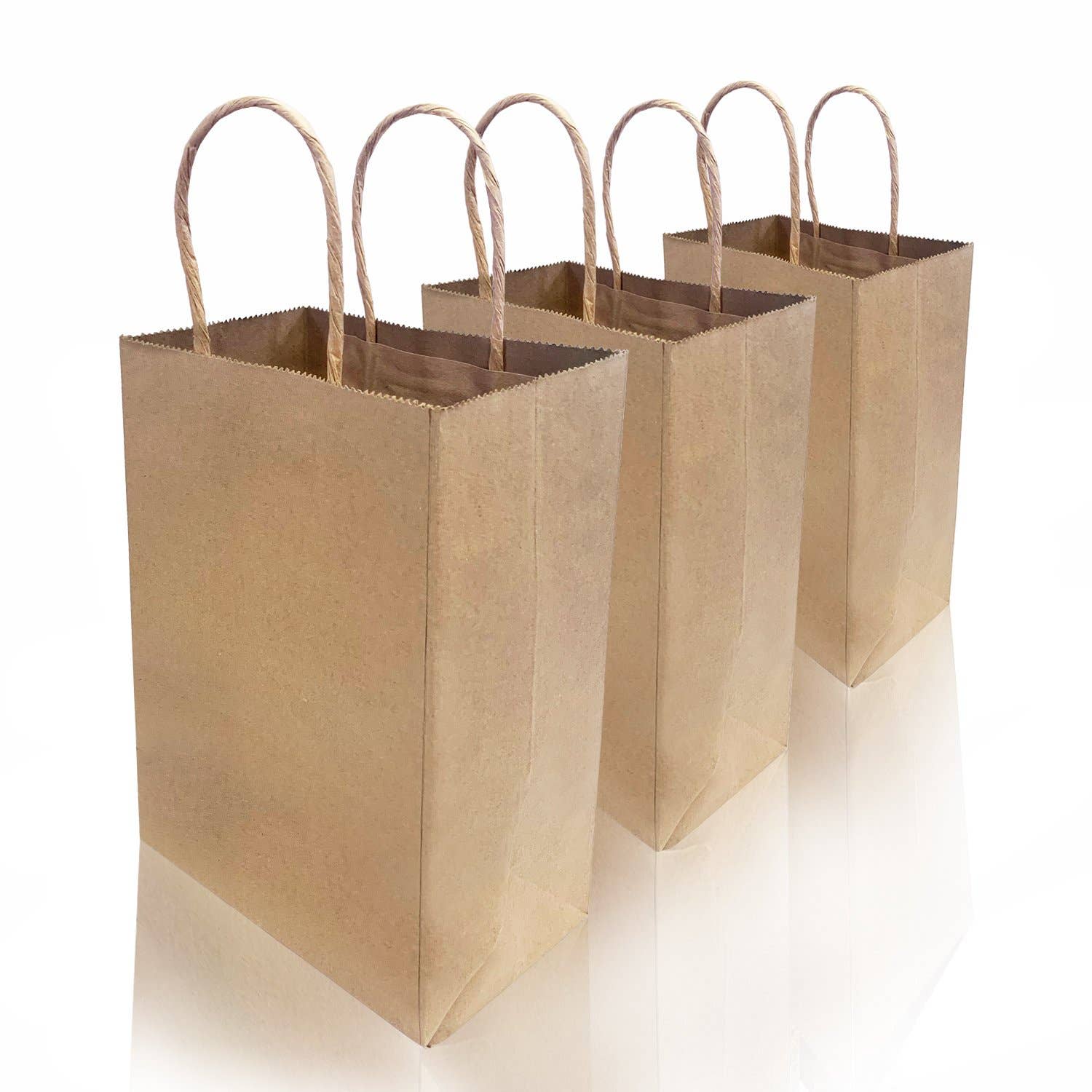 Kis Paper - Wholesale Gift Bag - Gem 5.3x3.5x8.5 inches Paper Bags Twist Handles1