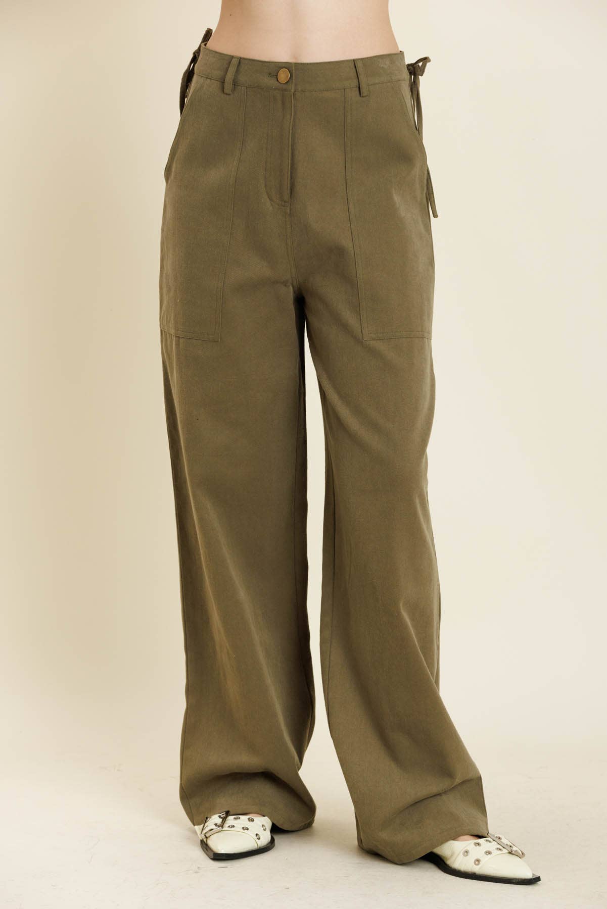 Aureum - Wholesale Pants - Women's - AB2192 - TWILL UTILITY PANTS1