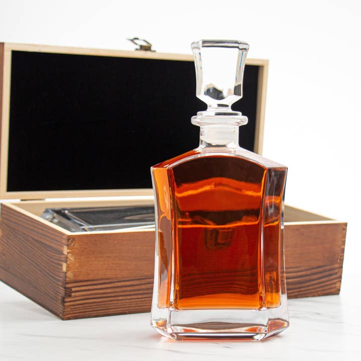 MB Brands Inc – Engroshandel Karaffel – Hovedstadens karaffel med rustik trækasse - Tilføj dit logo3