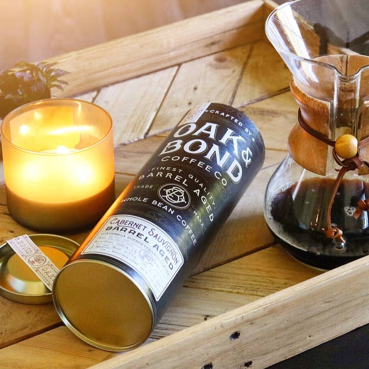 Oak and Bond Coffee Co. - Wholesale Coffee Beans - Cabernet Sauvignon Wine Barrel Aged Coffee
