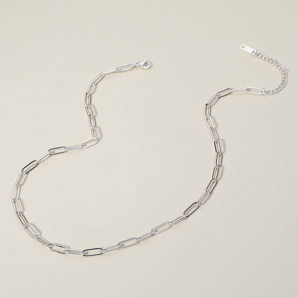 Sensibling Corp. - Wholesale Link & Chain Necklace - Paperclip Chain Necklace3