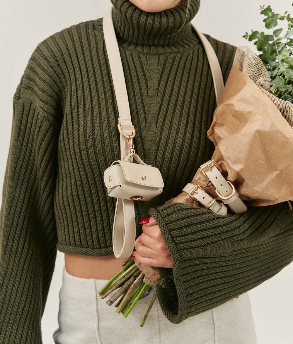 CAFIDE - Wholesale Pet Collar - Dog - Beige Vegan Leather Collar, Jala3