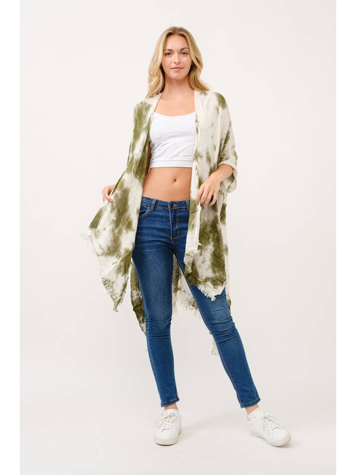 Raj Trading & Imports (USA) Inc. - Wholesale Kimono - Women's - Festival Tie Dye Kimono
