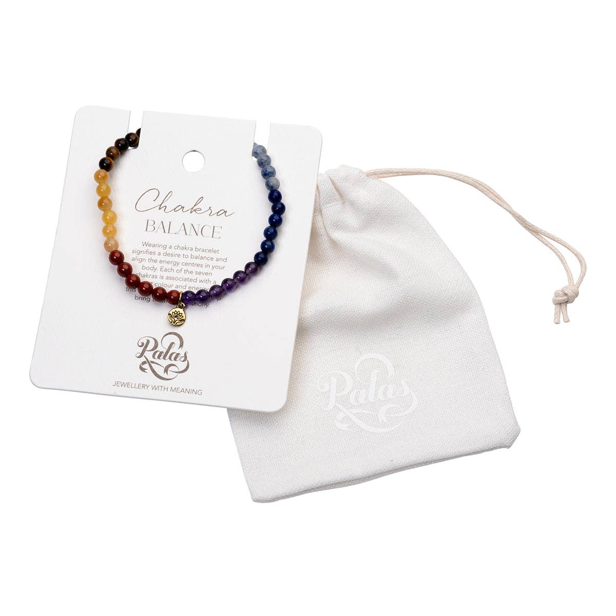 Palas Jewellery – Großhandel Perlenarmband – Chakra-„Balance“-Heilstein-Armband3