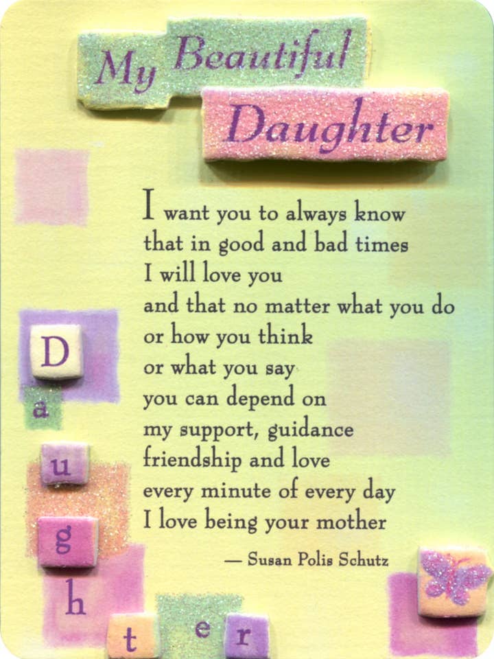 MY BEAUTIFUL DAUGHTER for wholesale by Blue Mountain Arts