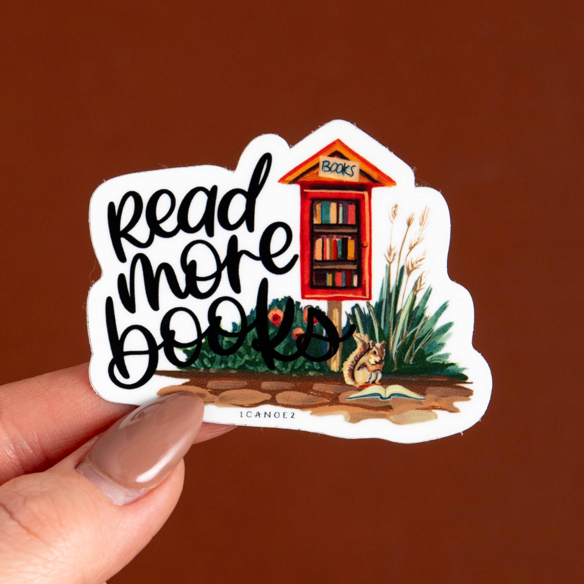 1canoe2 | One Canoe Two Paper Co. - Wholesale Sticker - Read More Books Decal Sticker