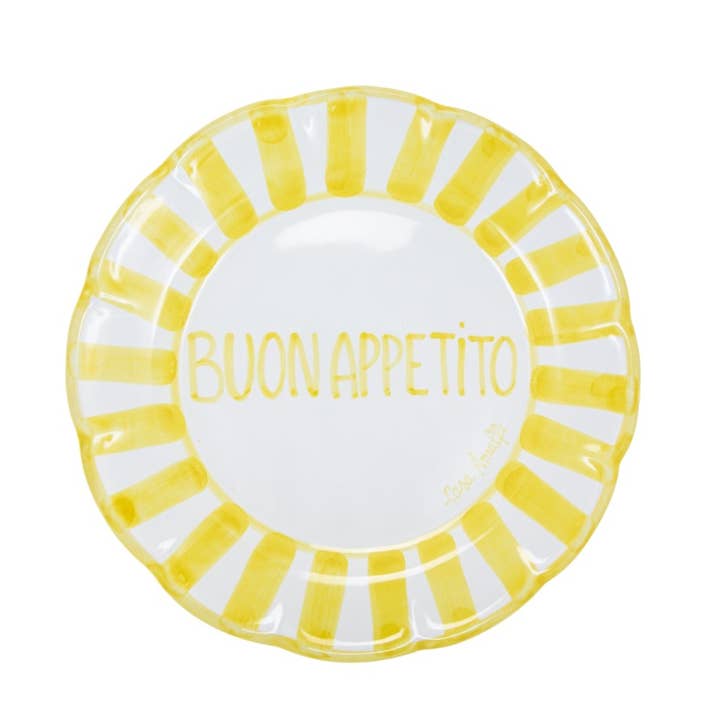 Colección Tavola Felice - Plato de Cena Buon Appetito para venta al por mayor de Casa Amalfi