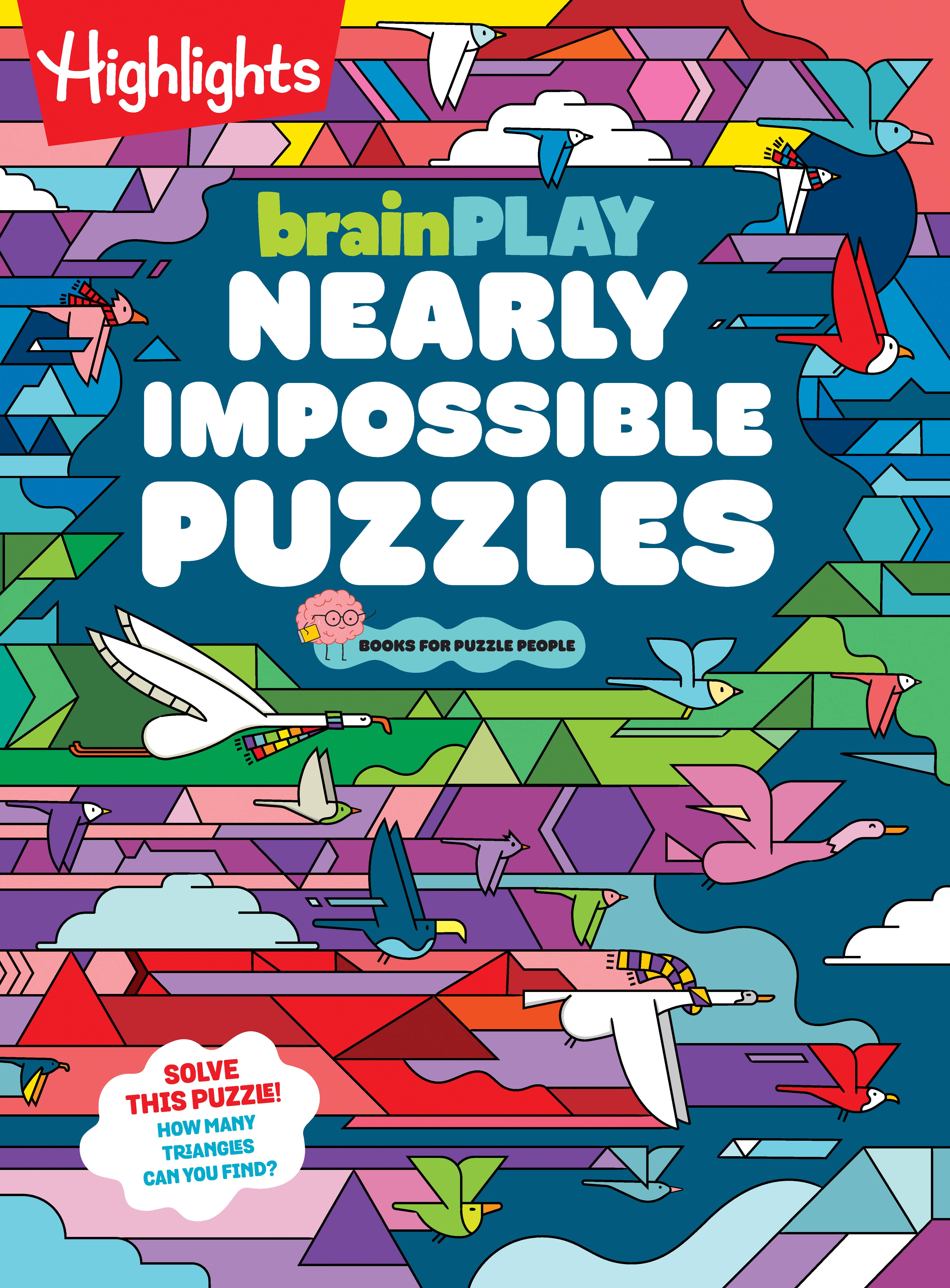 Highlights for Children - Wholesale Coloring & Activity Book - Kids & Baby - brainPLAY Nearly Impossible Puzzles	0