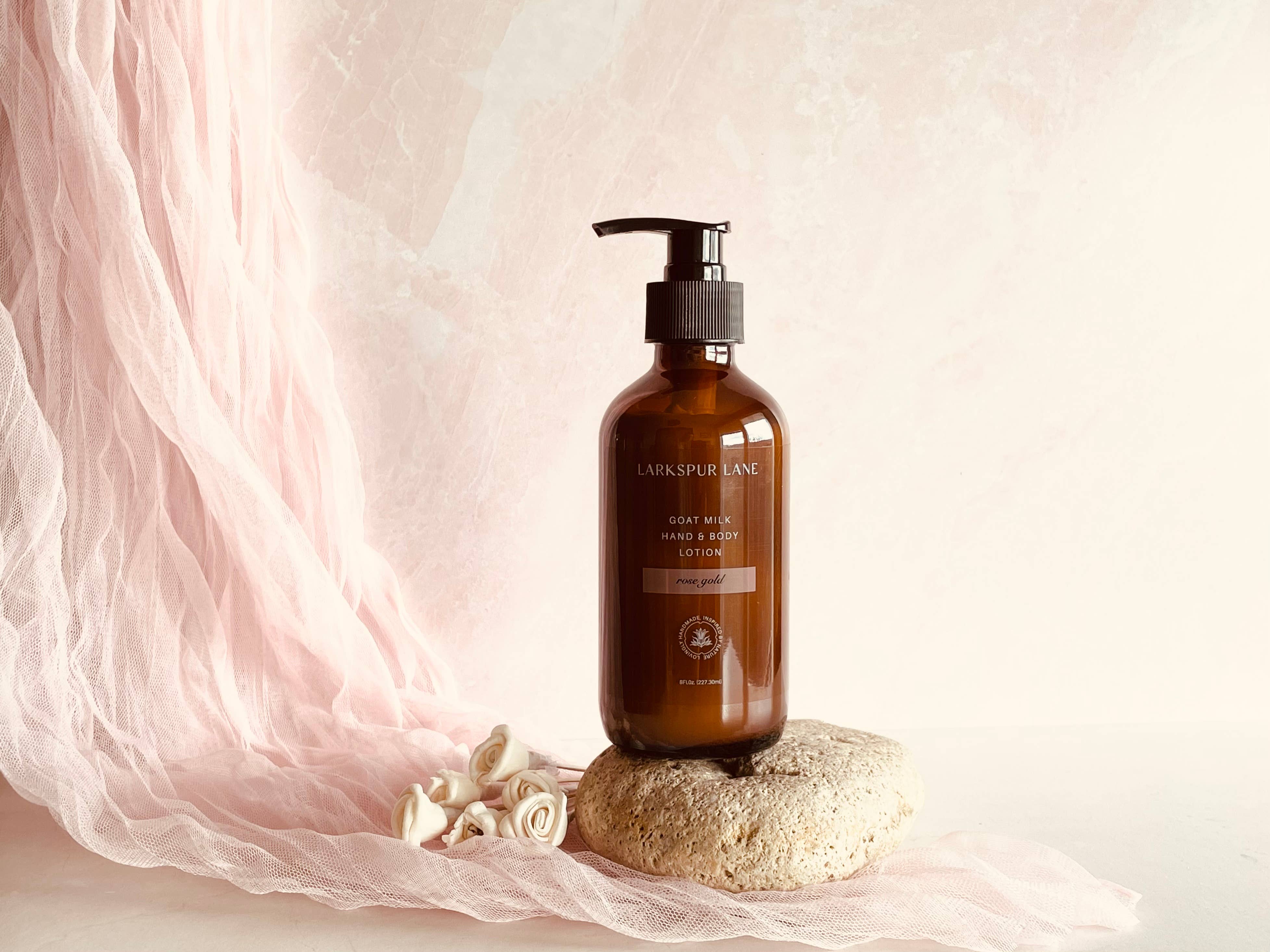 Larkspur Lane Soaps & Sundries LLC - Wholesale Hand & Body Lotion - Rose Gold Goat Milk Lotion