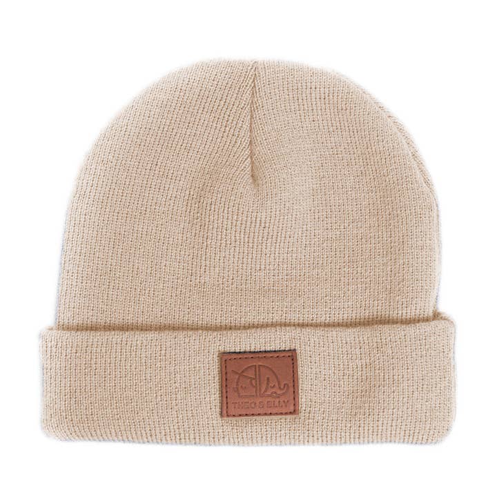 Patch Beanie VANILLA for wholesale by Baby Nook