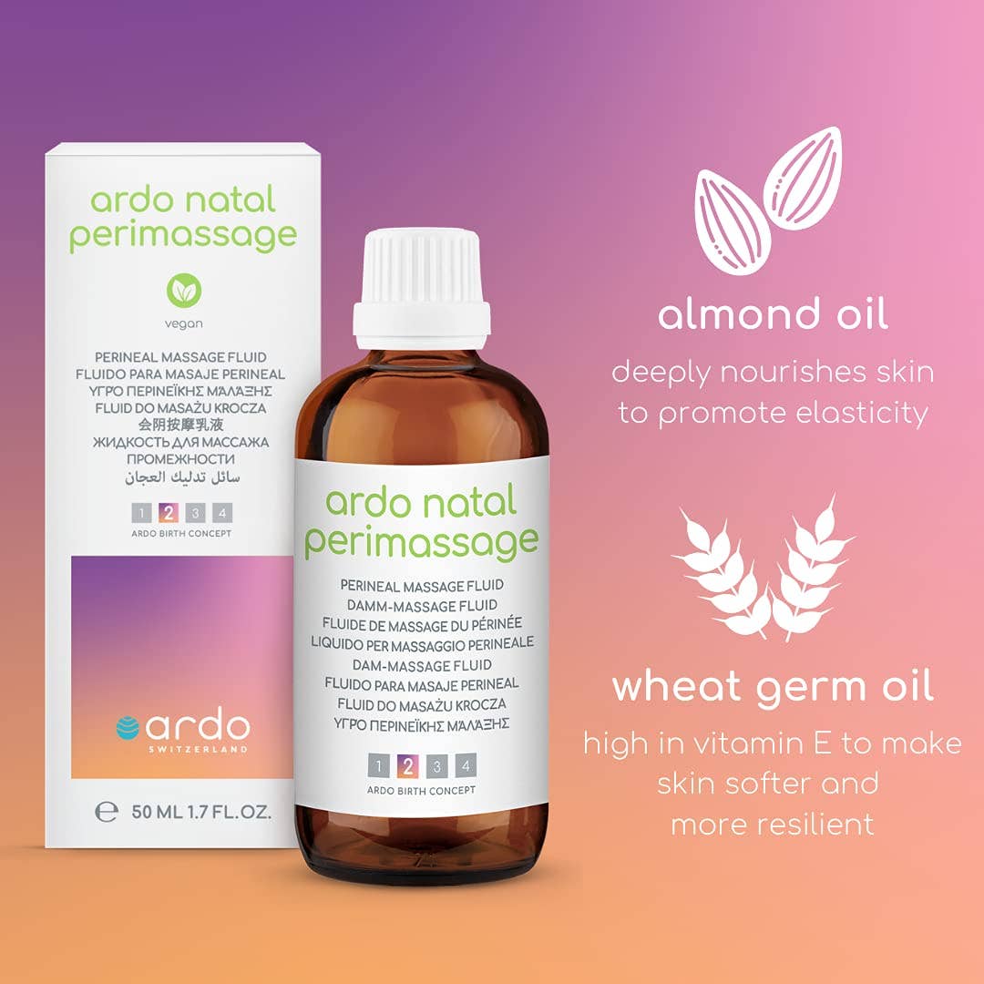 Ardo medical, Inc. - Wholesale Belly Oil/Butter - Maternity - Ardo Natal Perimassage (50ml) – During Pregnancy - VEGAN4