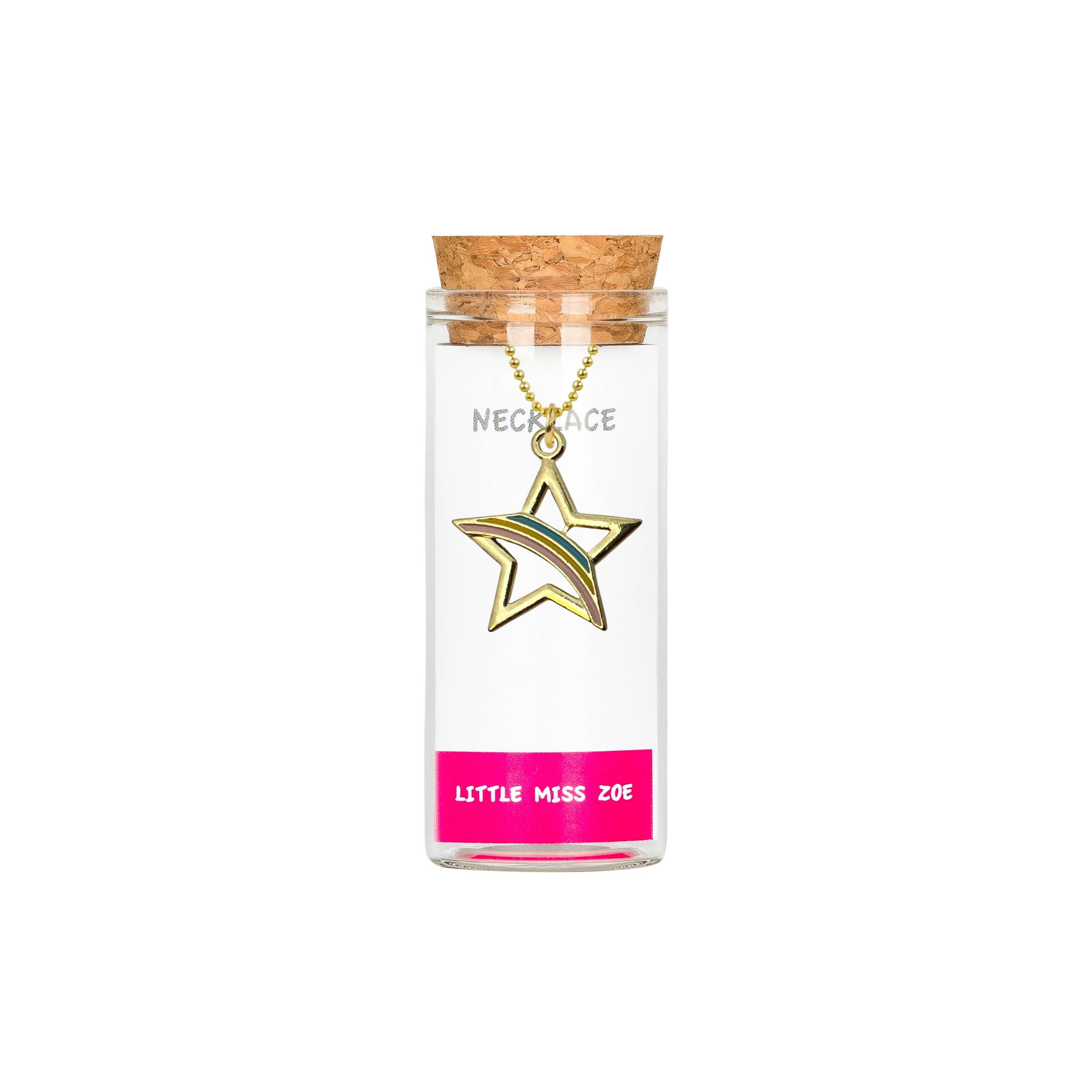Little Miss Zoe - Wholesale Kids Necklace - Kids - Kids Charm Necklace in a glass bottle78