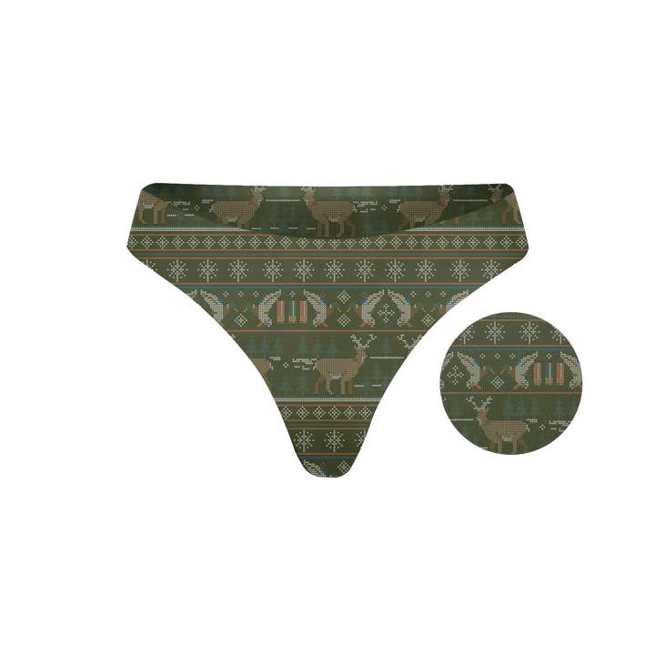 TRAIL SPLITTER - UGLY CHRISTMAS THONG for wholesale by STRUTZ