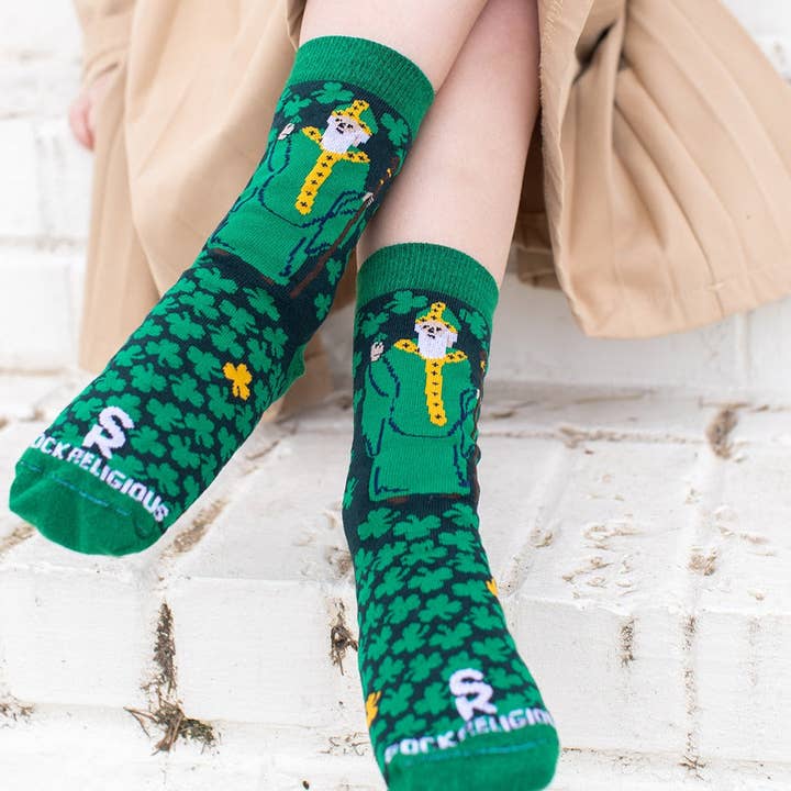 Sock Religious - Wholesale Socks - Kids - St. Patrick Kids Socks4